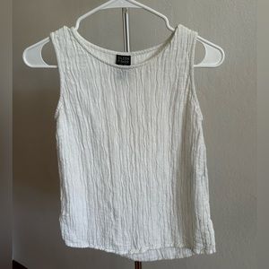 Eileen Fisher, Organic Cotton Gauze Box-Top, Italian Fabric